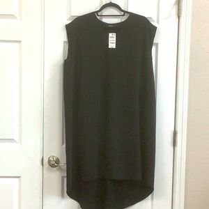 Alfani Sleeveless High-Low Hem V-Neck Dress